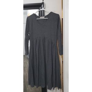 Maternity Long Sleeve T-shirt Dress